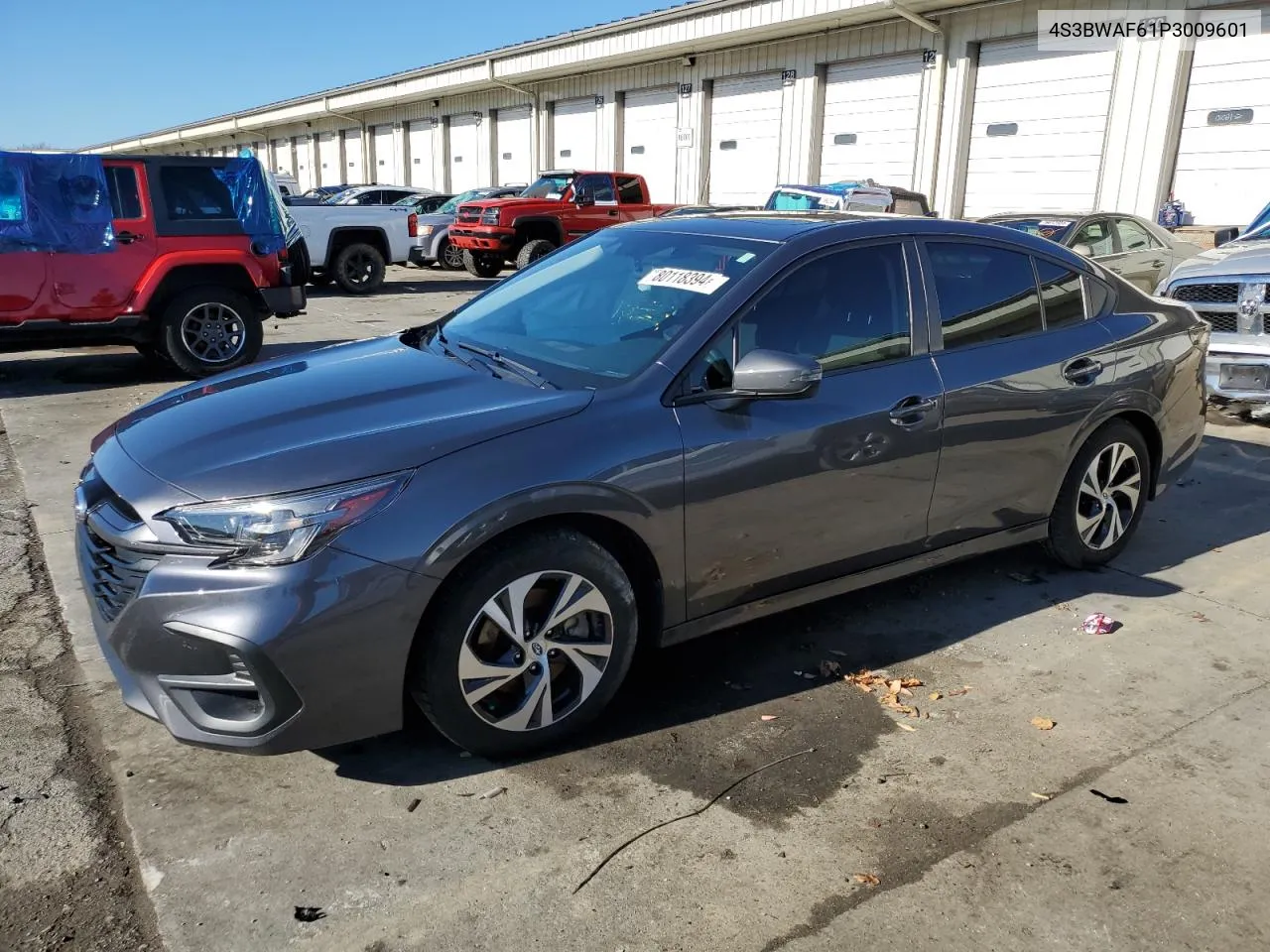 2023 Subaru Legacy Premium VIN: 4S3BWAF61P3009601 Lot: 80118394