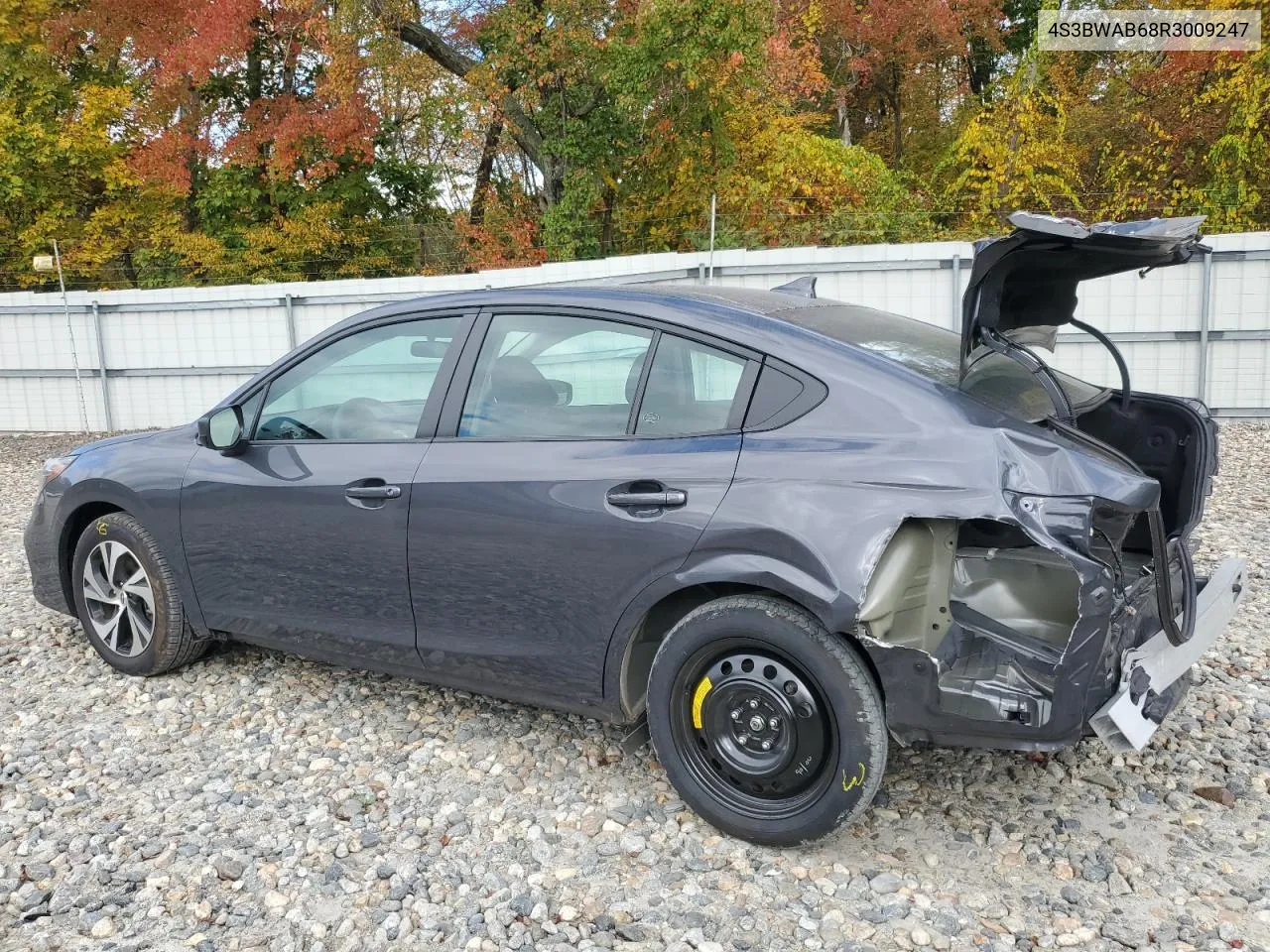 2024 Subaru Legacy VIN: 4S3BWAB68R3009247 Lot: 74272734