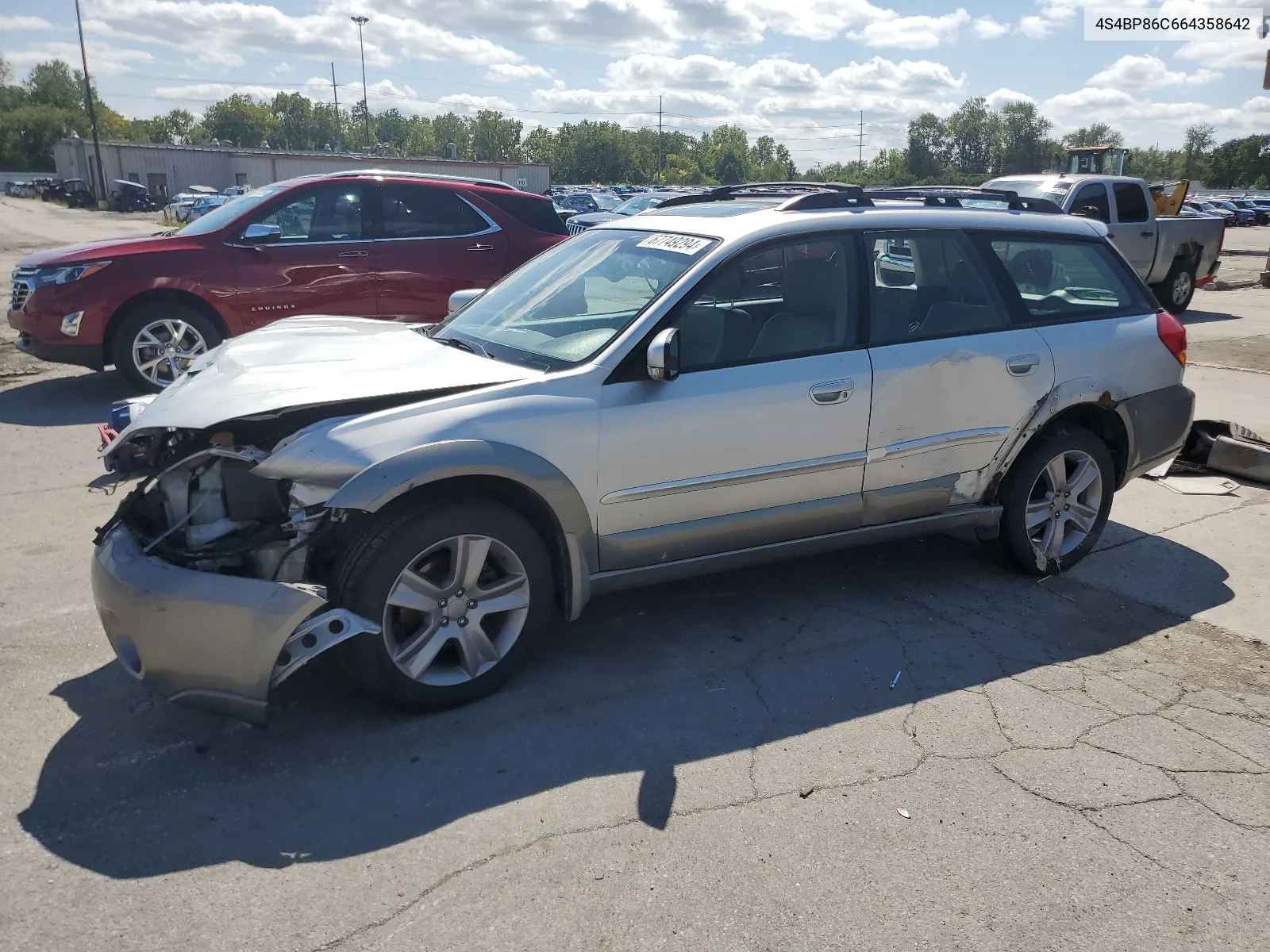 2006 Subaru Outback Outback 3.0R Ll Bean VIN: 4S4BP86C664358642 Lot: 67749294