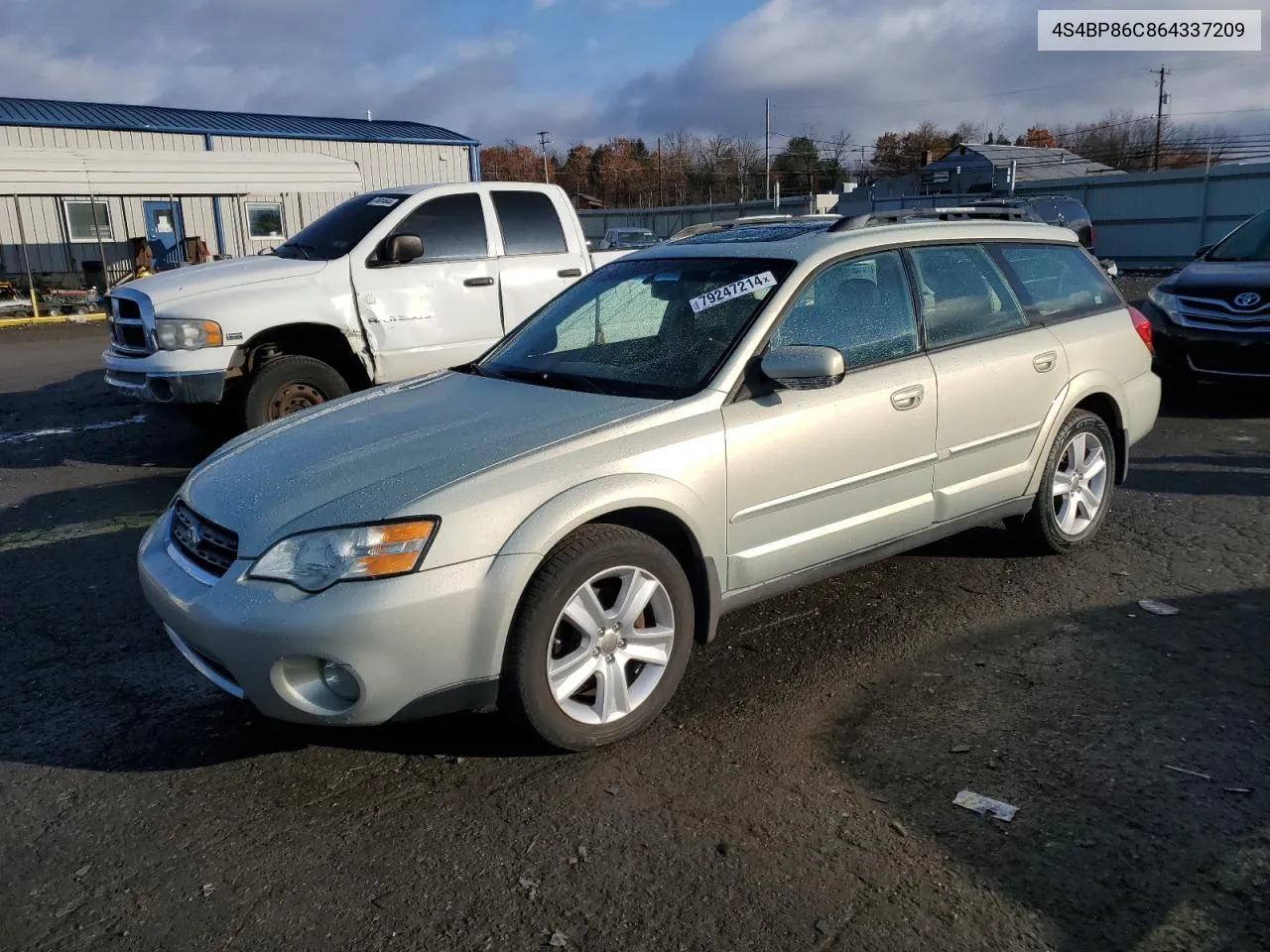 2006 Subaru Outback Outback 3.0R Ll Bean VIN: 4S4BP86C864337209 Lot: 79247214