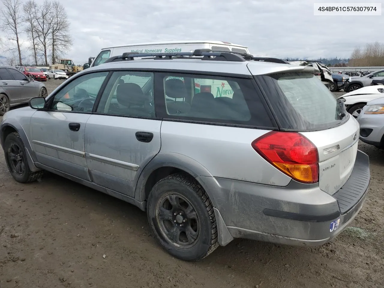 2007 Subaru Outback Outback 2.5I VIN: 4S4BP61C576307974 Lot: 41958174