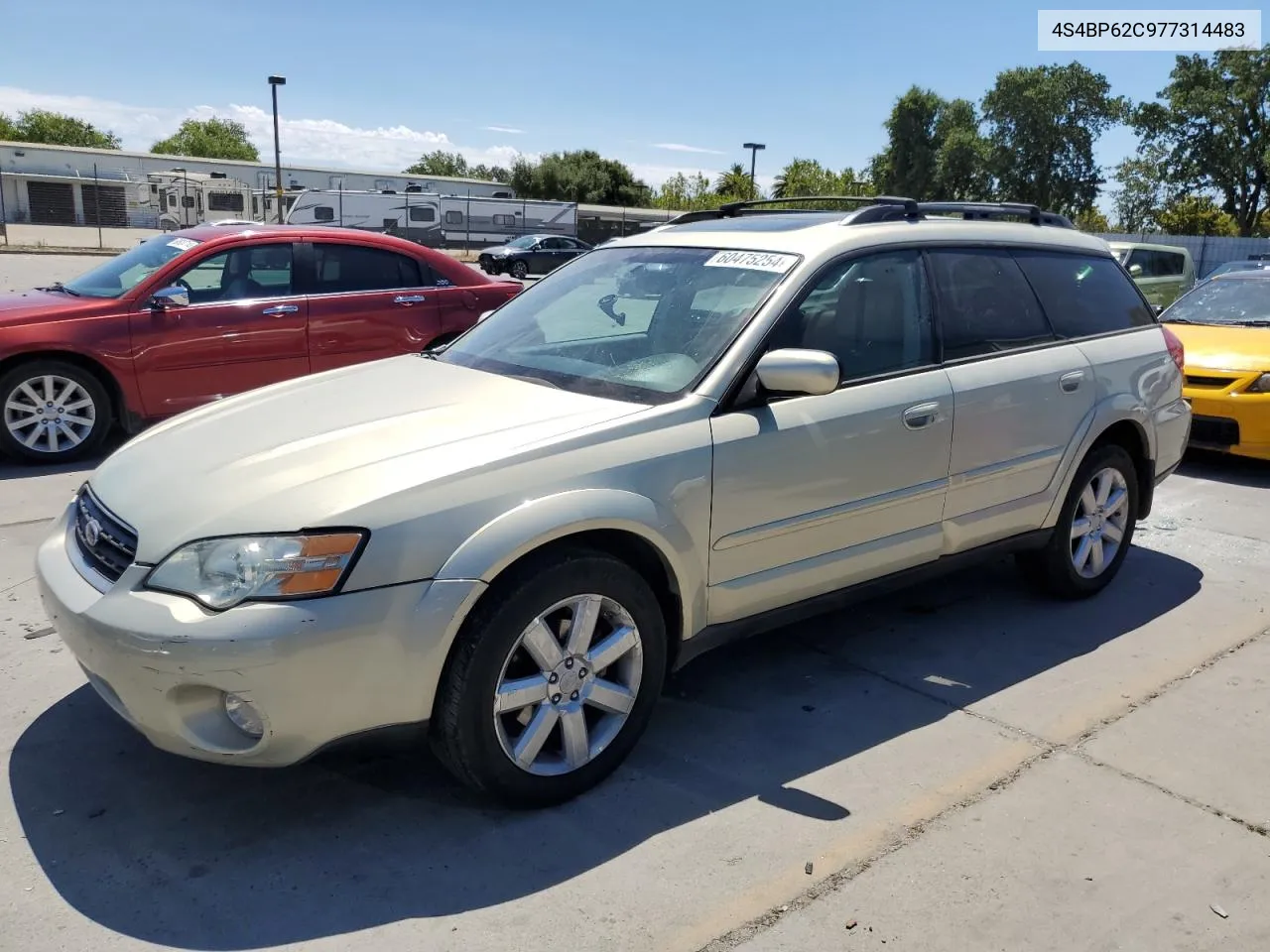 2007 Subaru Outback Outback 2.5I Limited VIN: 4S4BP62C977314483 Lot: 60475254