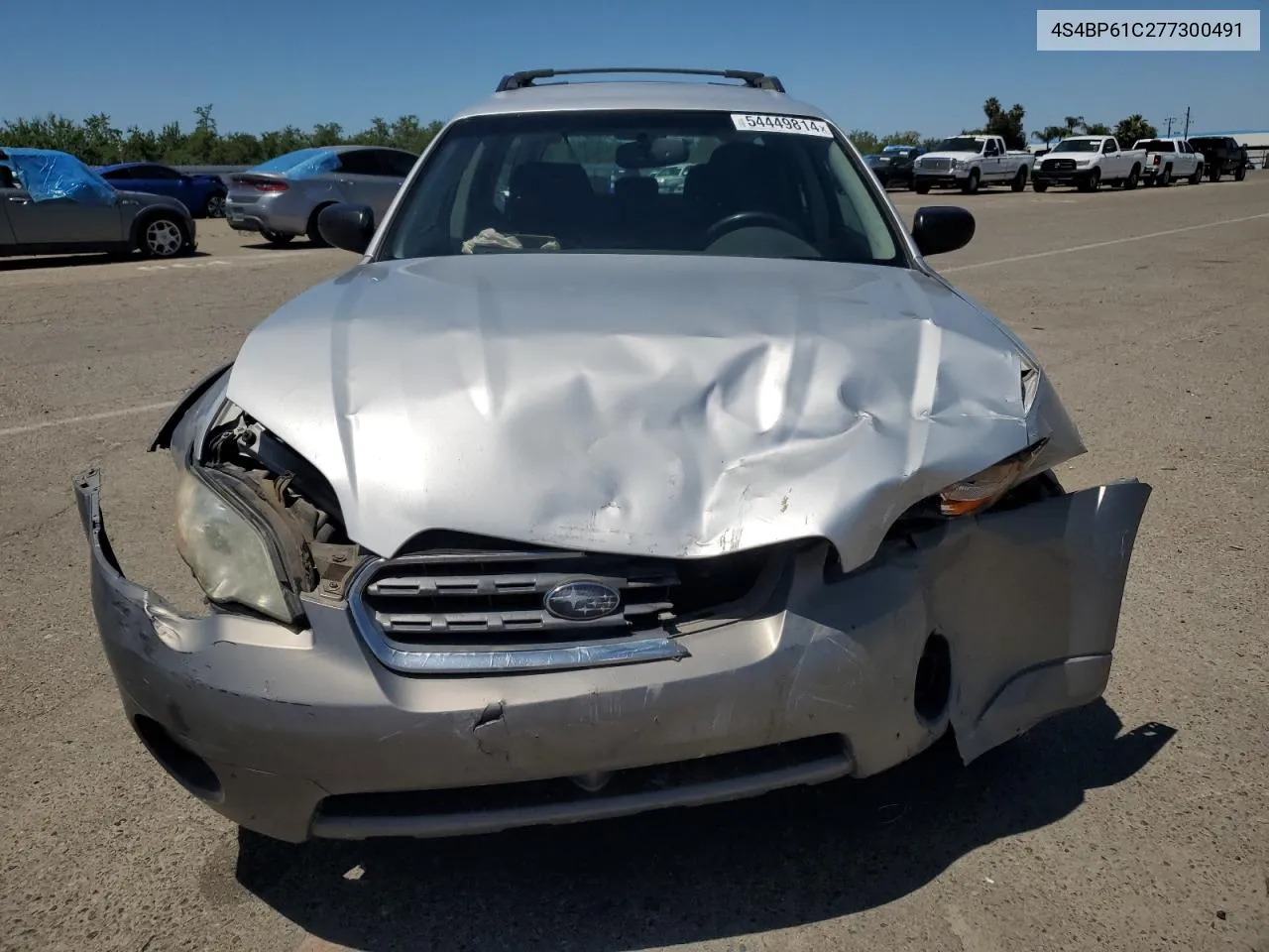 2007 Subaru Outback Outback 2.5I VIN: 4S4BP61C277300491 Lot: 61323384