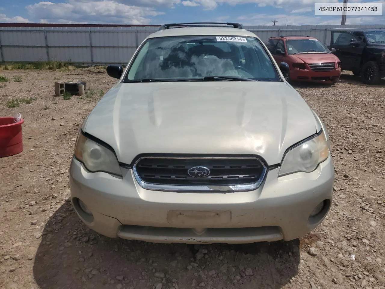 2007 Subaru Outback Outback 2.5I VIN: 4S4BP61C077341458 Lot: 62256914