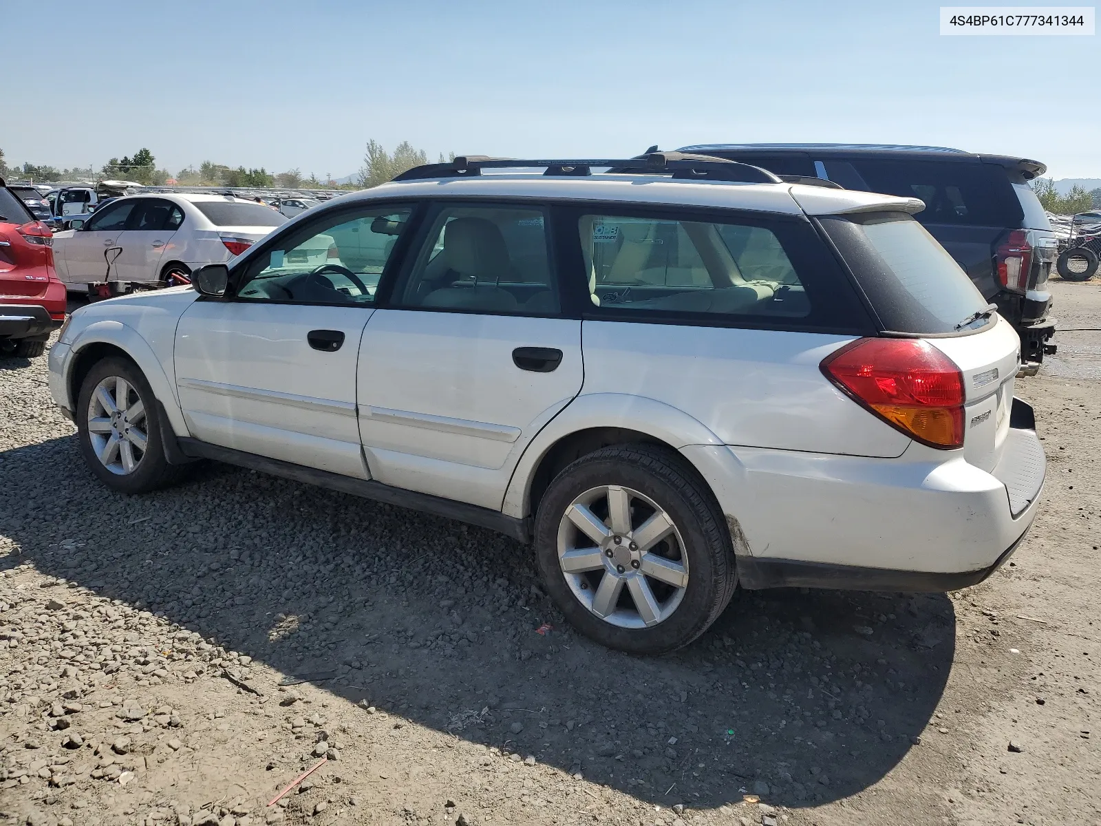 2007 Subaru Outback Outback 2.5I VIN: 4S4BP61C777341344 Lot: 63125754