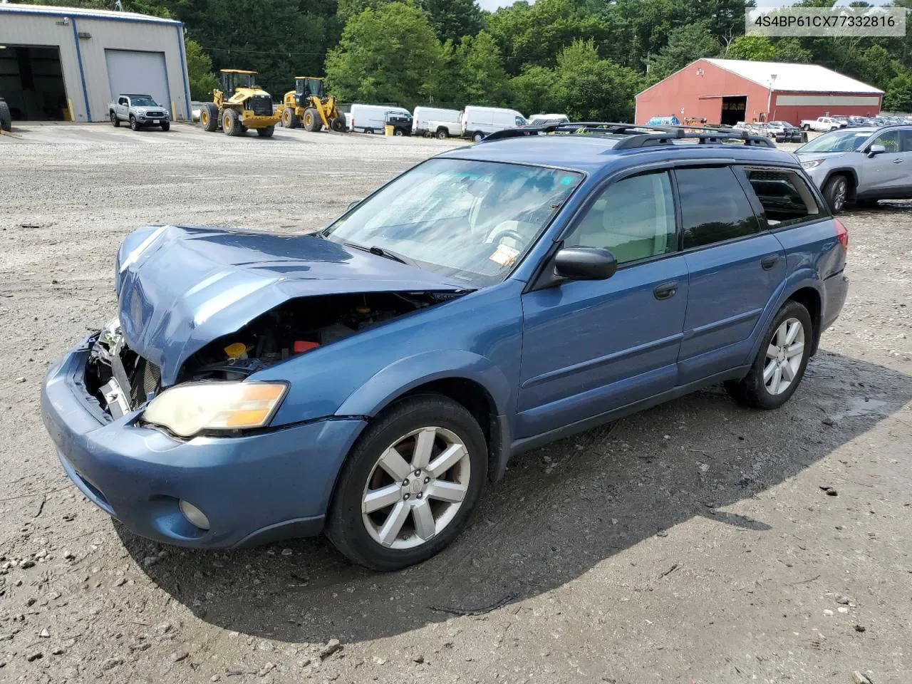 2007 Subaru Outback Outback 2.5I VIN: 4S4BP61CX77332816 Lot: 67961964