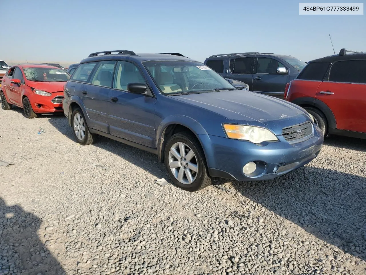 2007 Subaru Outback Outback 2.5I VIN: 4S4BP61C777333499 Lot: 69719044