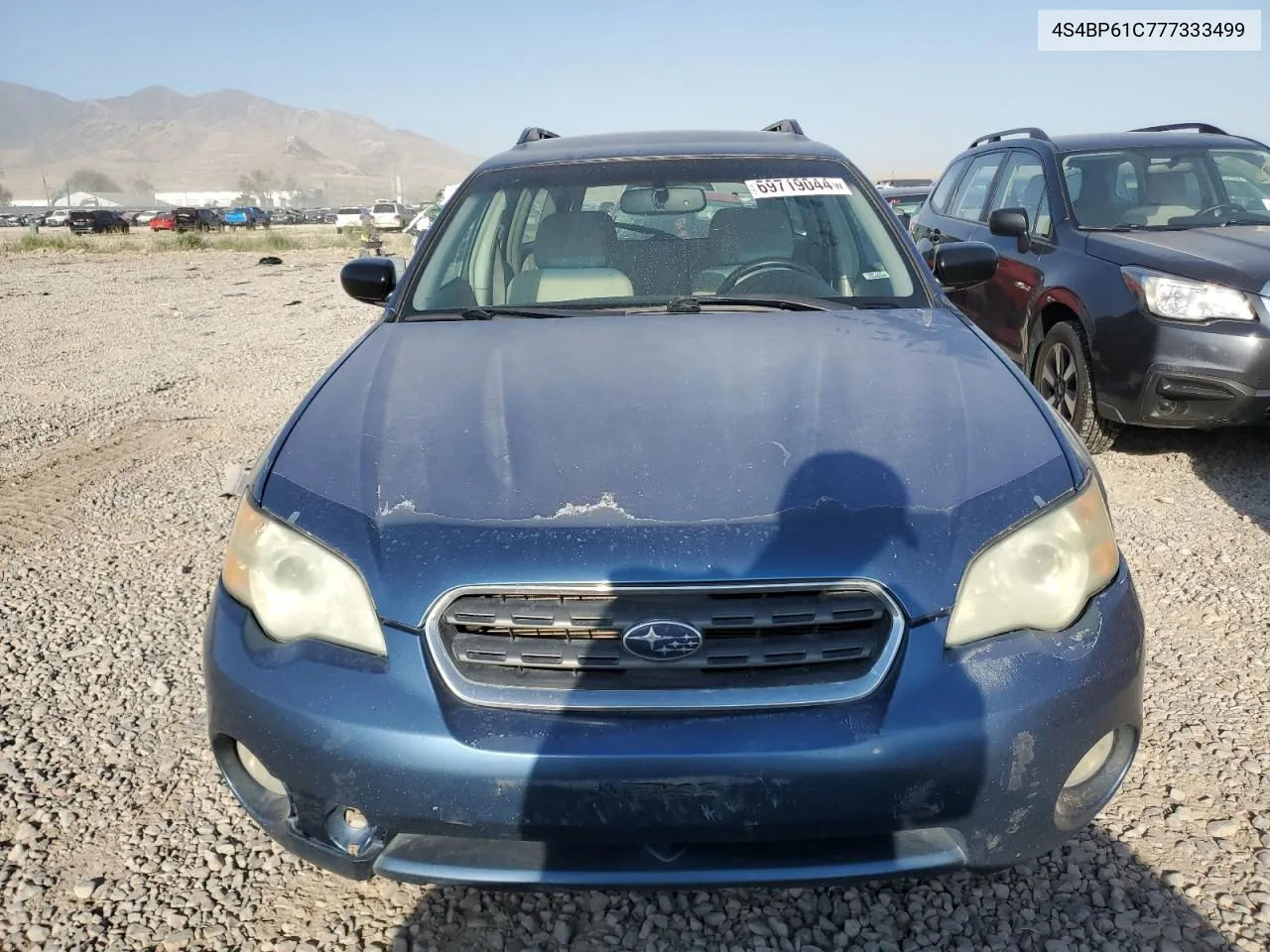 2007 Subaru Outback Outback 2.5I VIN: 4S4BP61C777333499 Lot: 69719044