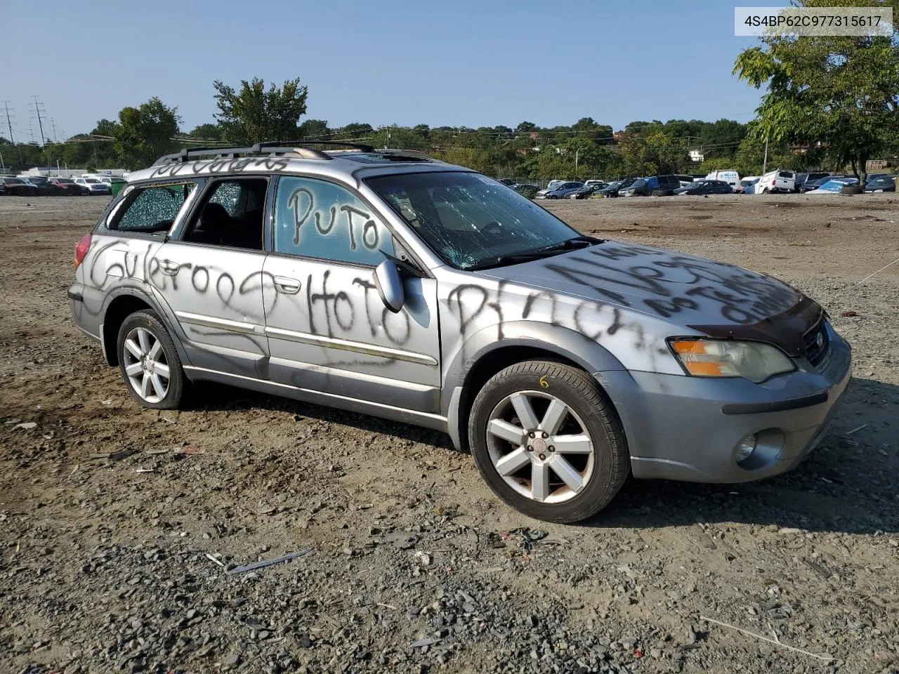 4S4BP62C977315617 2007 Subaru Outback Outback 2.5I Limited