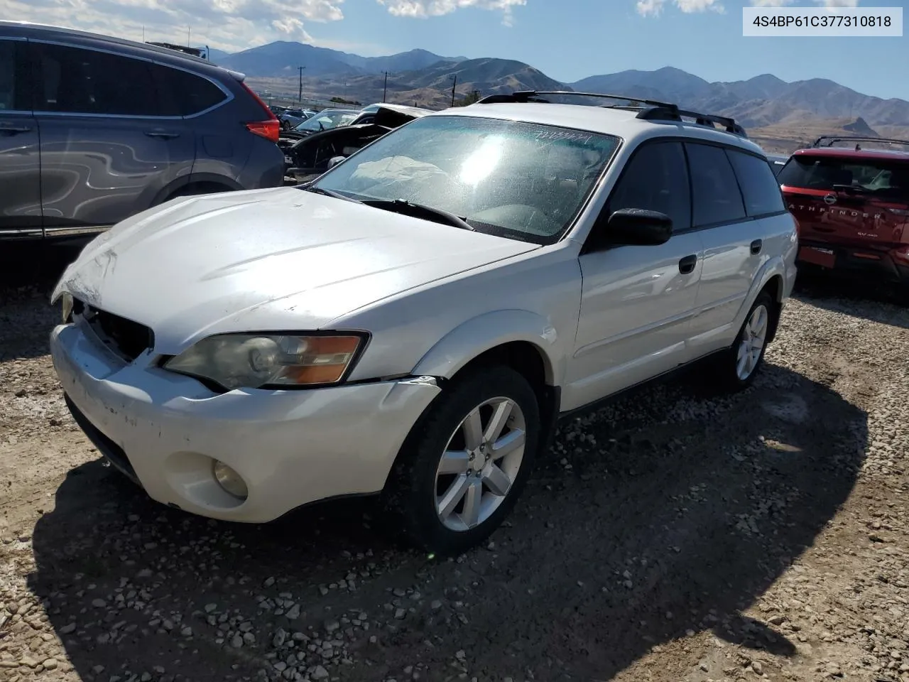 2007 Subaru Outback Outback 2.5I VIN: 4S4BP61C377310818 Lot: 72233634