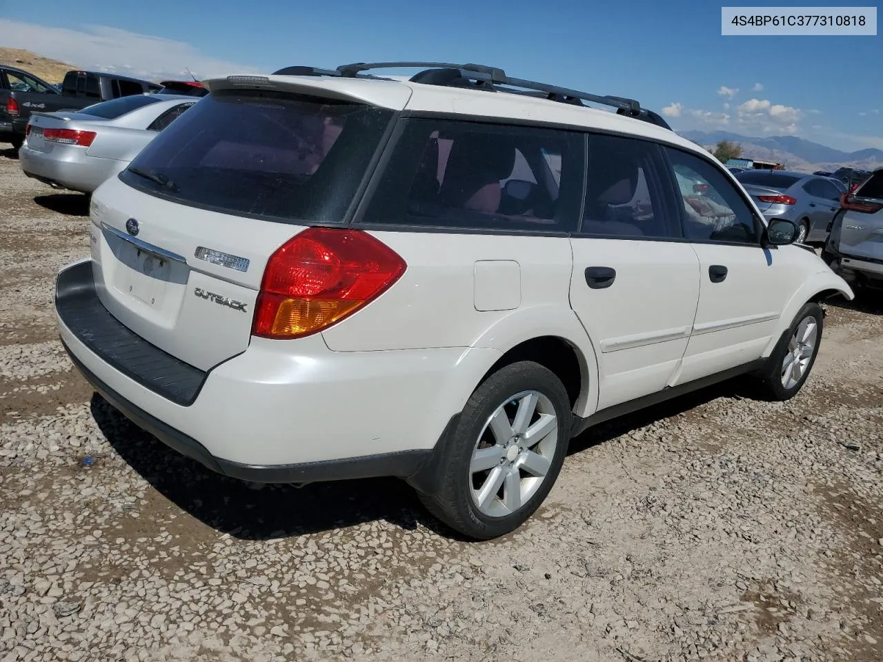 2007 Subaru Outback Outback 2.5I VIN: 4S4BP61C377310818 Lot: 72233634