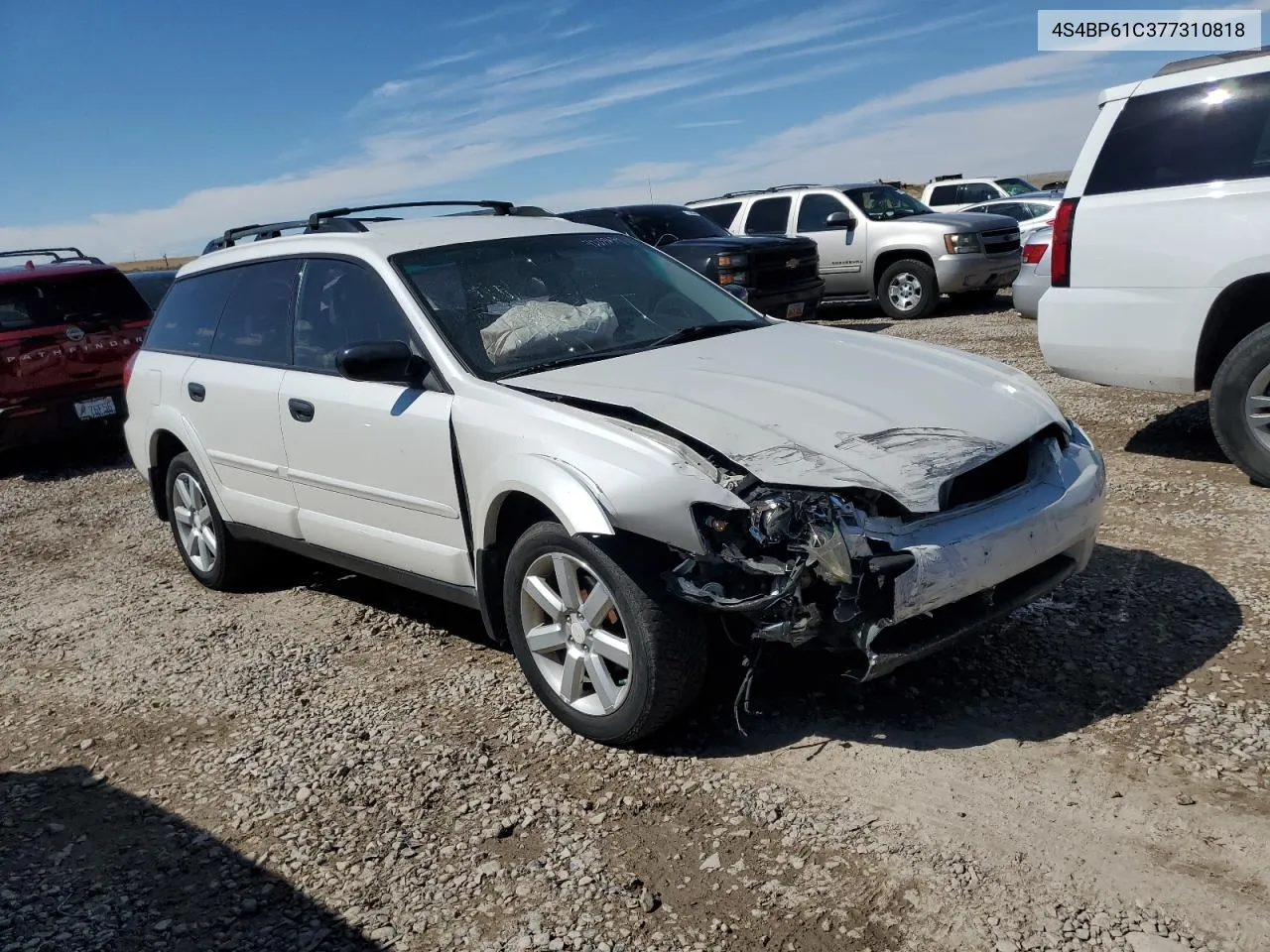 2007 Subaru Outback Outback 2.5I VIN: 4S4BP61C377310818 Lot: 72233634