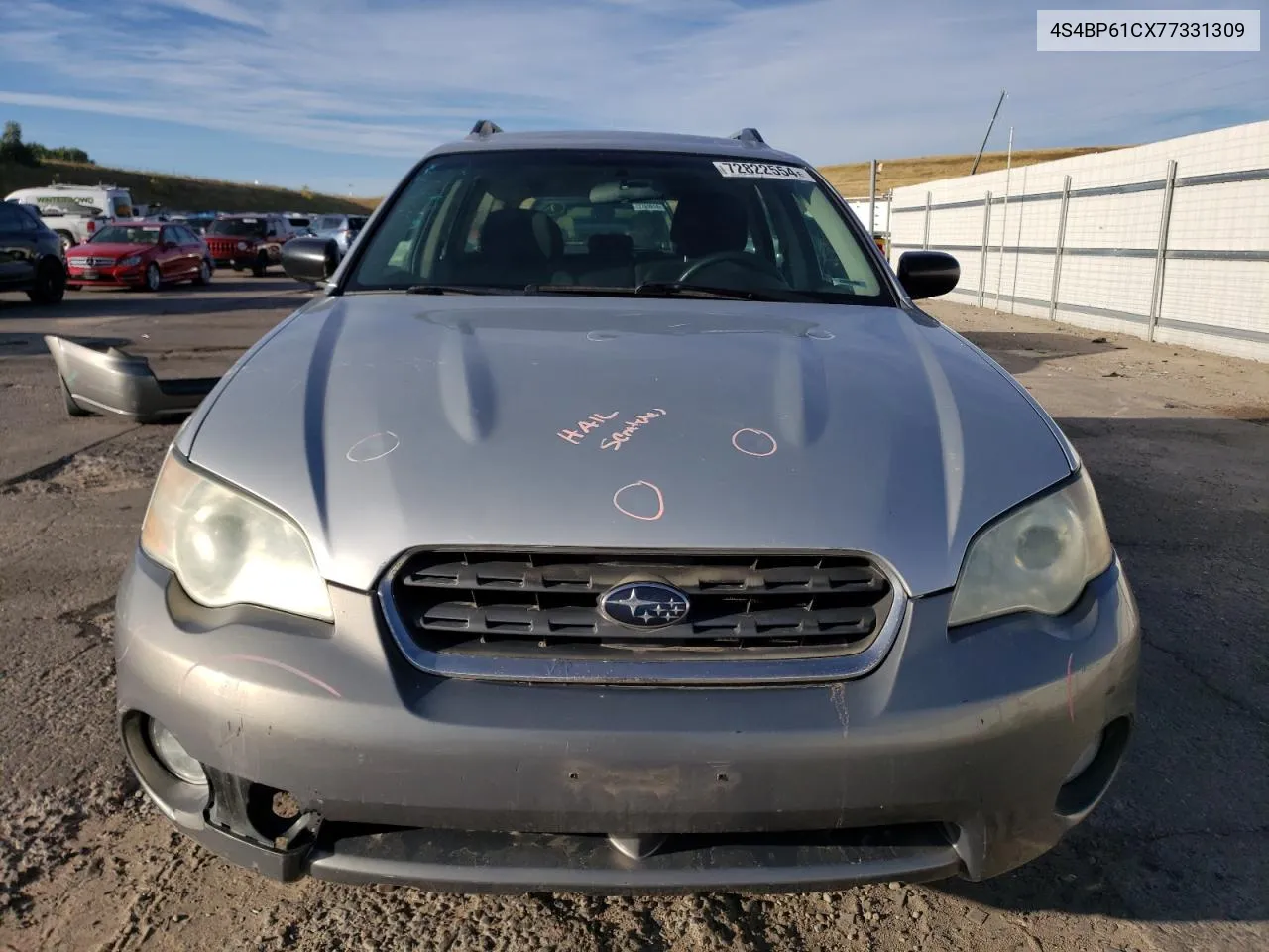 2007 Subaru Outback Outback 2.5I VIN: 4S4BP61CX77331309 Lot: 72822554