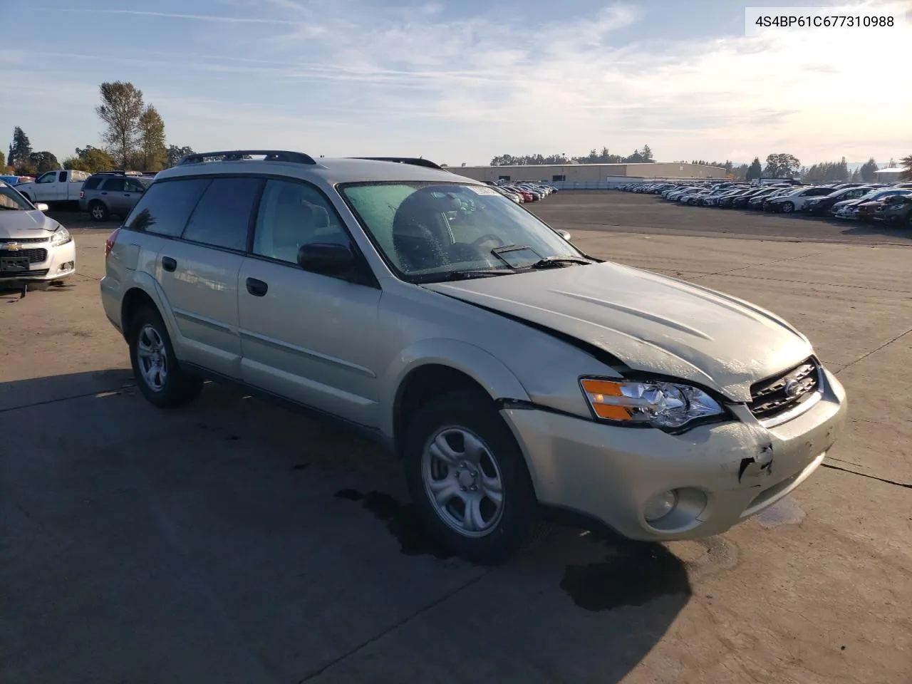 2007 Subaru Outback Outback 2.5I VIN: 4S4BP61C677310988 Lot: 77208754