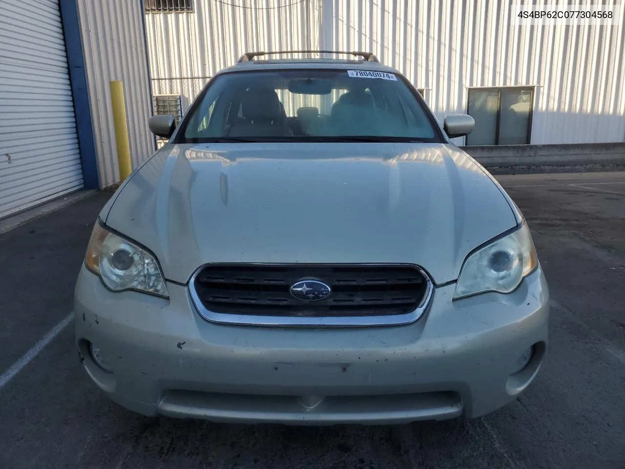 2007 Subaru Outback Outback 2.5I Limited VIN: 4S4BP62C077304568 Lot: 78040074