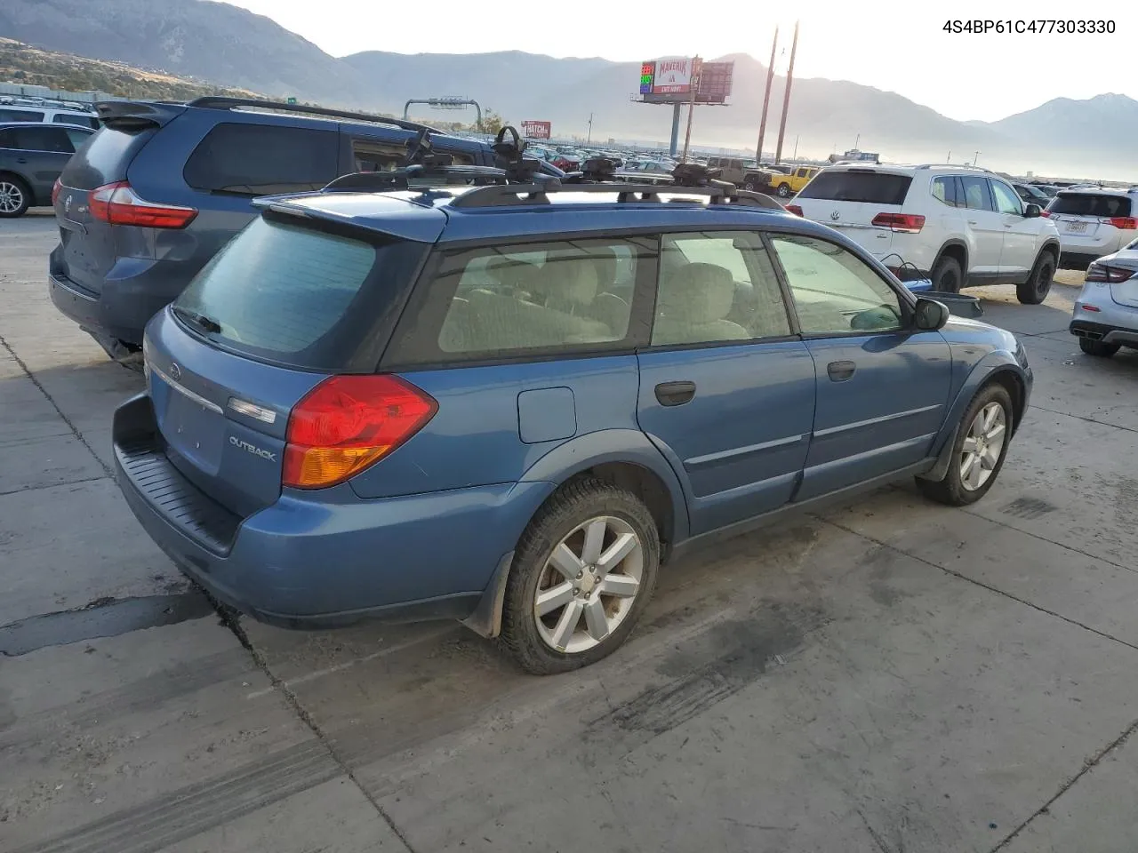 2007 Subaru Outback Outback 2.5I VIN: 4S4BP61C477303330 Lot: 78709044