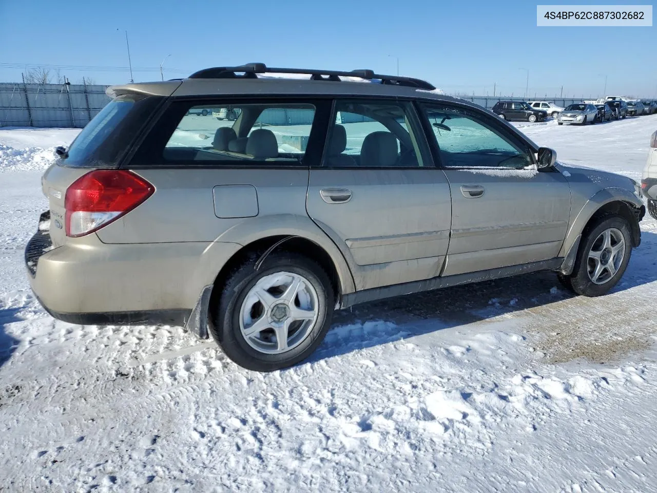 2008 Subaru Outback 2.5I Limited VIN: 4S4BP62C887302682 Lot: 45691434