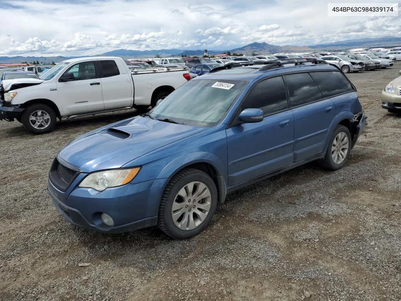 2008 Subaru Outback 2.5Xt Limited VIN: 4S4BP63C984339174 Lot: 53864154