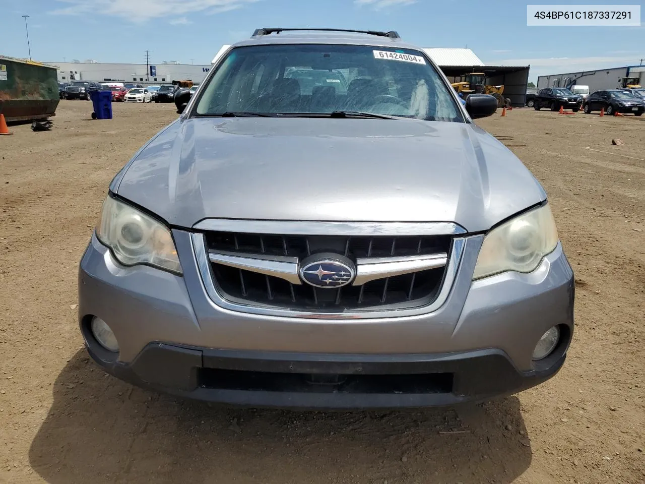 2008 Subaru Outback 2.5I VIN: 4S4BP61C187337291 Lot: 61424004