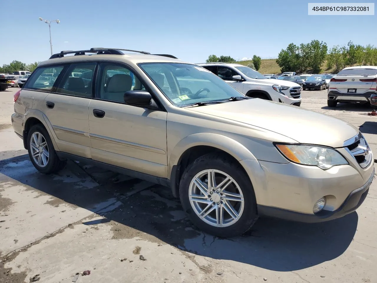 2008 Subaru Outback 2.5I VIN: 4S4BP61C987332081 Lot: 62504304