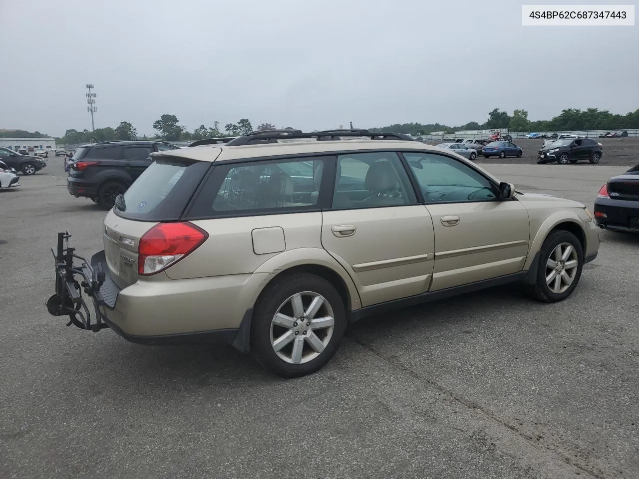 4S4BP62C687347443 2008 Subaru Outback 2.5I Limited