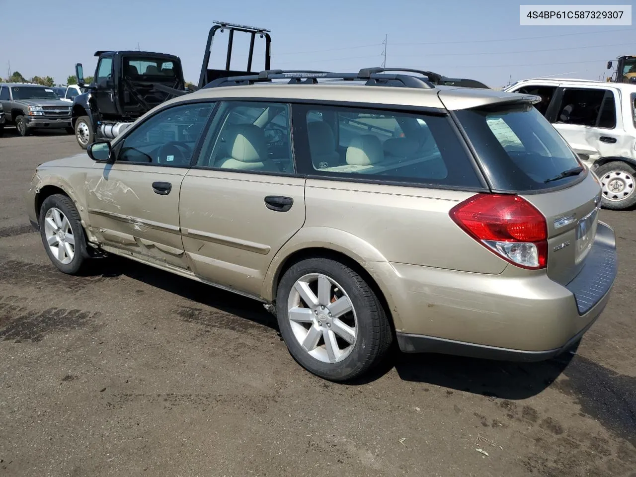 4S4BP61C587329307 2008 Subaru Outback 2.5I