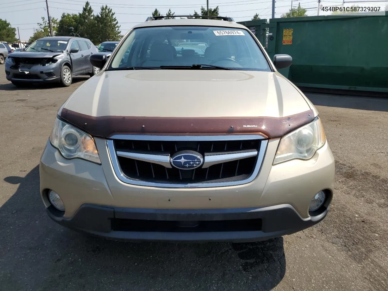 4S4BP61C587329307 2008 Subaru Outback 2.5I