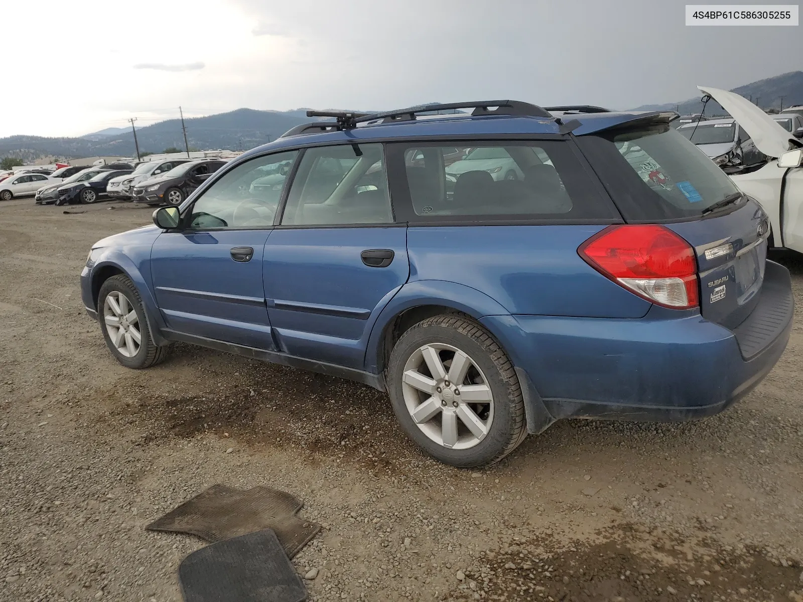 2008 Subaru Outback 2.5I VIN: 4S4BP61C586305255 Lot: 66346314