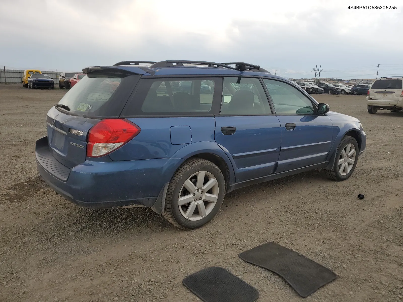 2008 Subaru Outback 2.5I VIN: 4S4BP61C586305255 Lot: 66346314