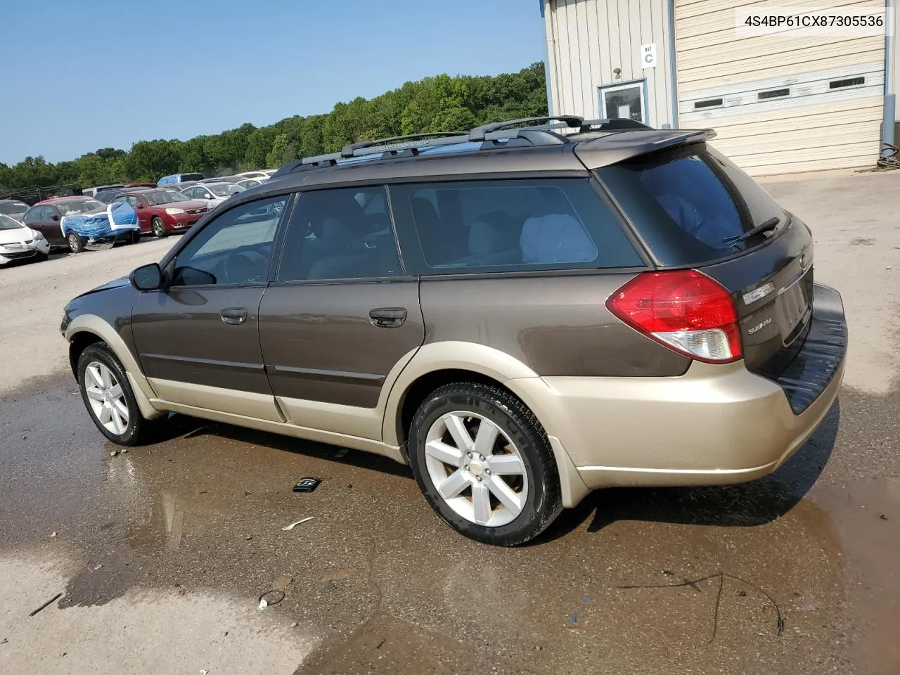 4S4BP61CX87305536 2008 Subaru Outback 2.5I