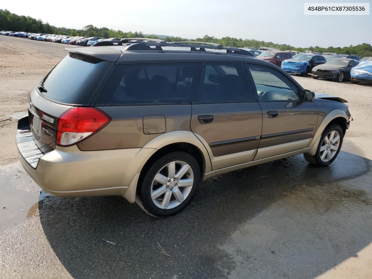 4S4BP61CX87305536 2008 Subaru Outback 2.5I