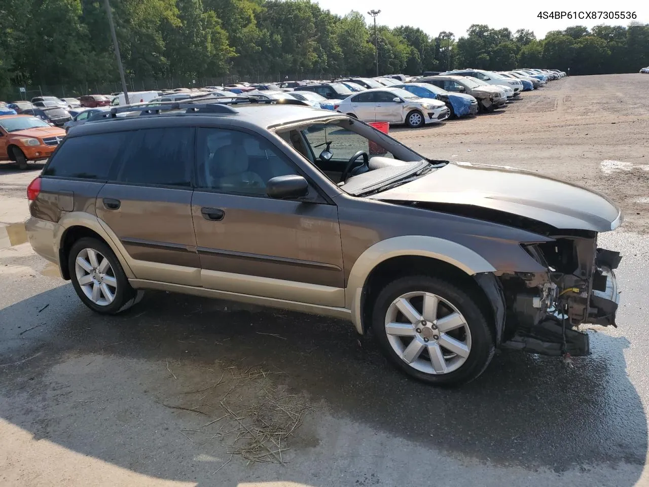 2008 Subaru Outback 2.5I VIN: 4S4BP61CX87305536 Lot: 68187314