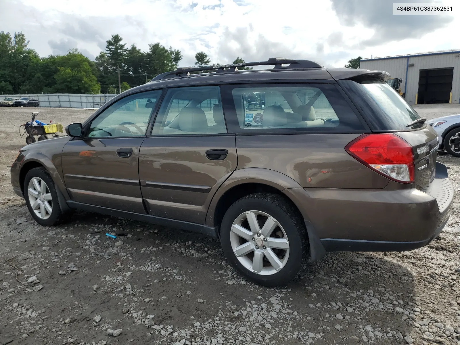 2008 Subaru Outback 2.5I VIN: 4S4BP61C387362631 Lot: 68337154