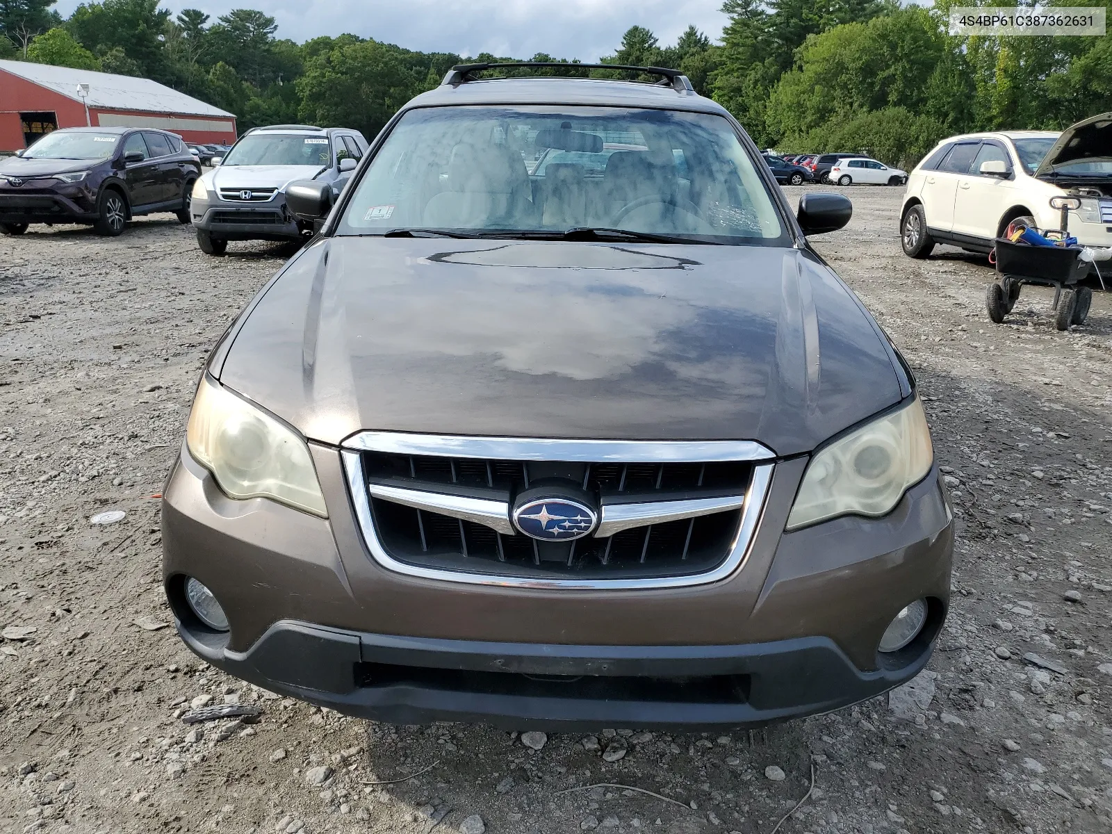 2008 Subaru Outback 2.5I VIN: 4S4BP61C387362631 Lot: 68337154