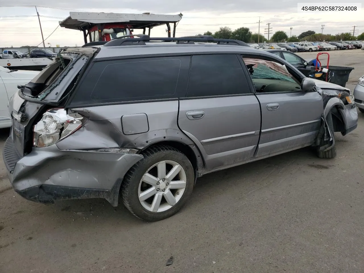 2008 Subaru Outback 2.5I Limited VIN: 4S4BP62C587324008 Lot: 68568794