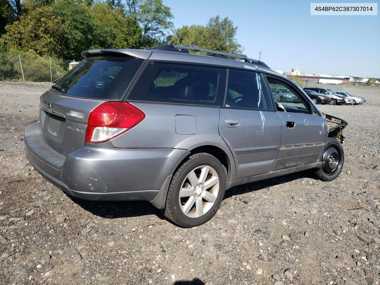 2008 Subaru Outback 2.5I Limited VIN: 4S4BP62C387307014 Lot: 69002184