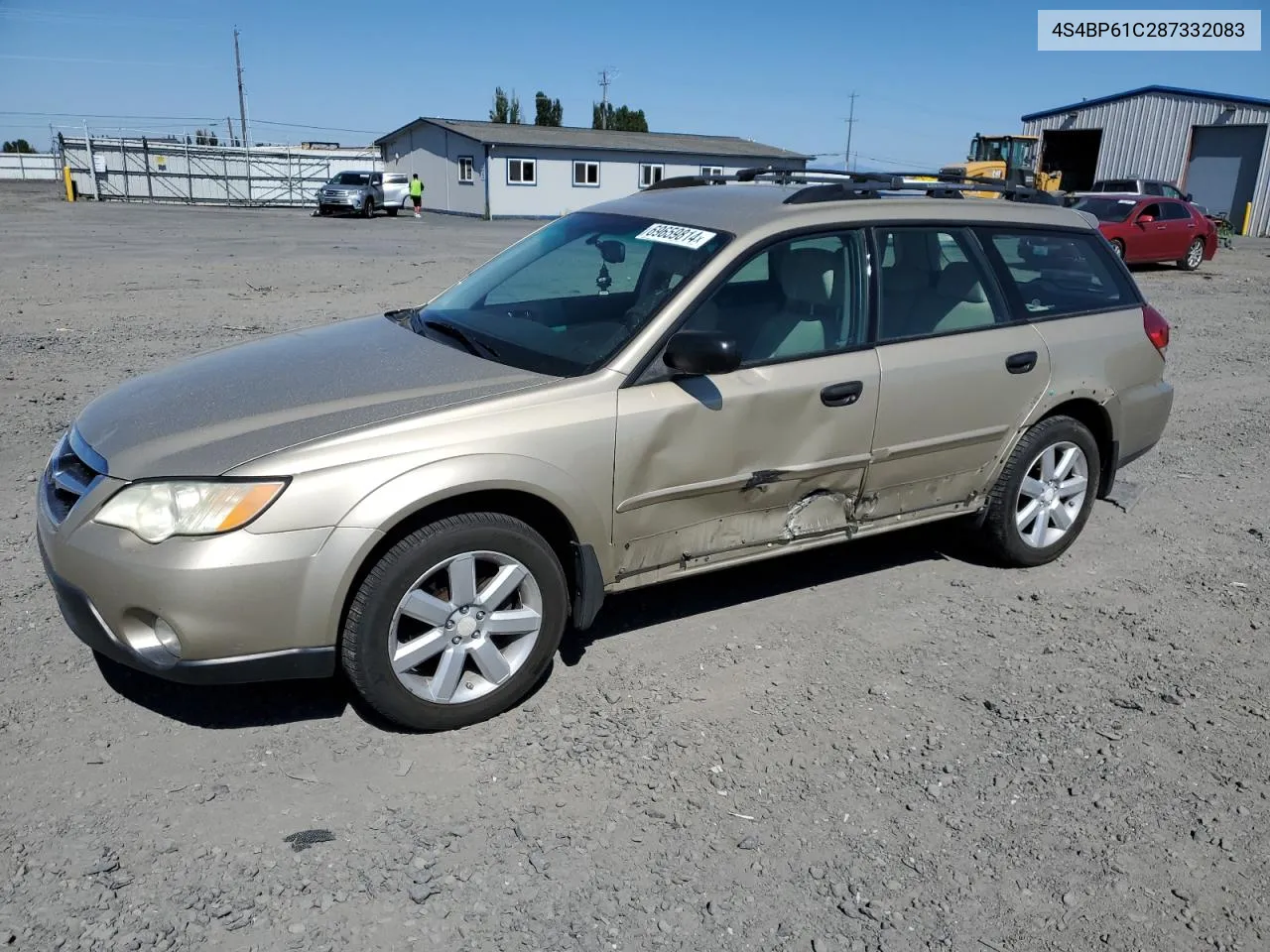 2008 Subaru Outback 2.5I VIN: 4S4BP61C287332083 Lot: 69659814