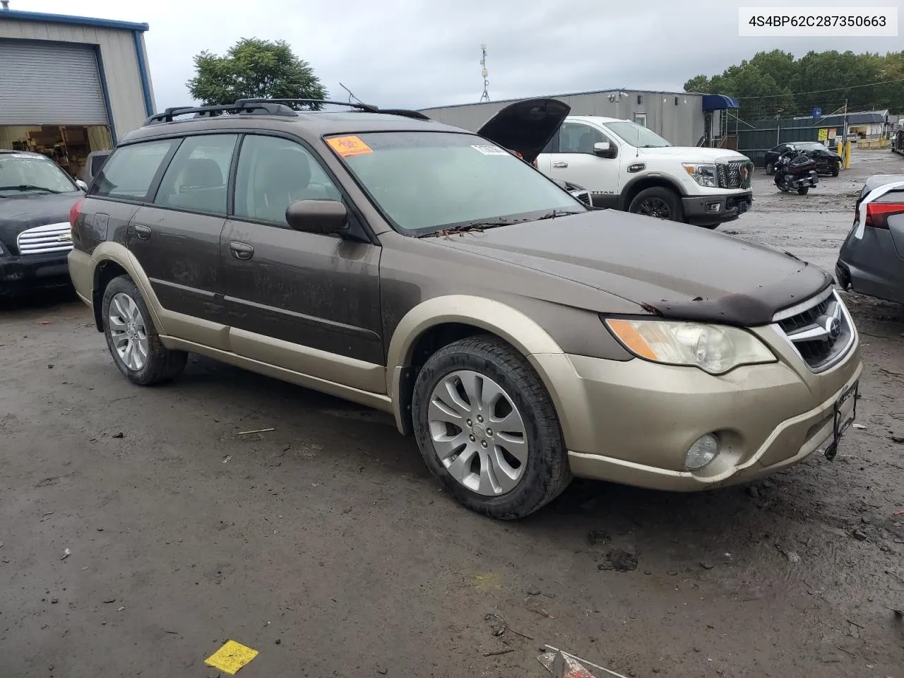 2008 Subaru Outback 2.5I Limited VIN: 4S4BP62C287350663 Lot: 71787384