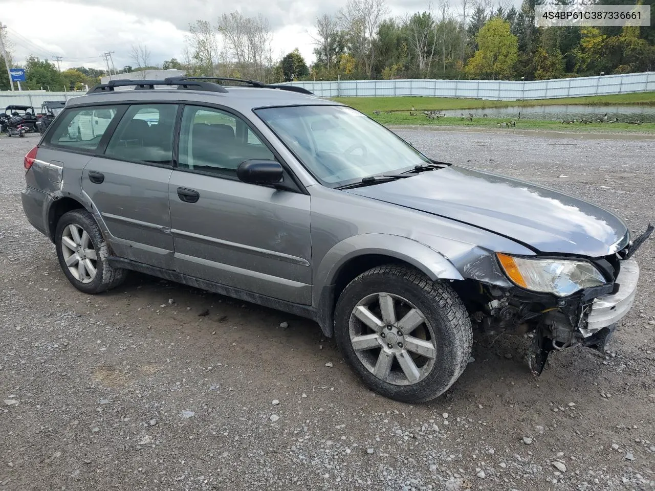 2008 Subaru Outback 2.5I VIN: 4S4BP61C387336661 Lot: 74729024