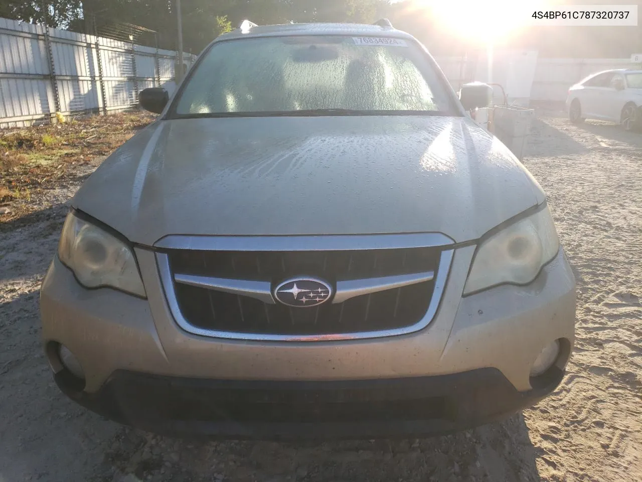 2008 Subaru Outback 2.5I VIN: 4S4BP61C787320737 Lot: 76834924