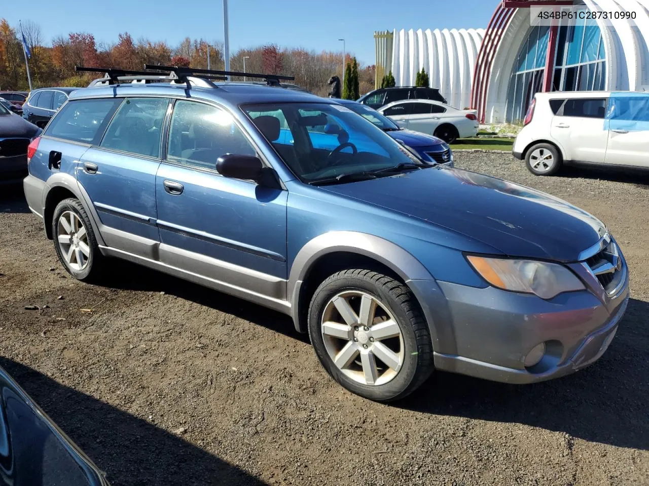 2008 Subaru Outback 2.5I VIN: 4S4BP61C287310990 Lot: 77853394