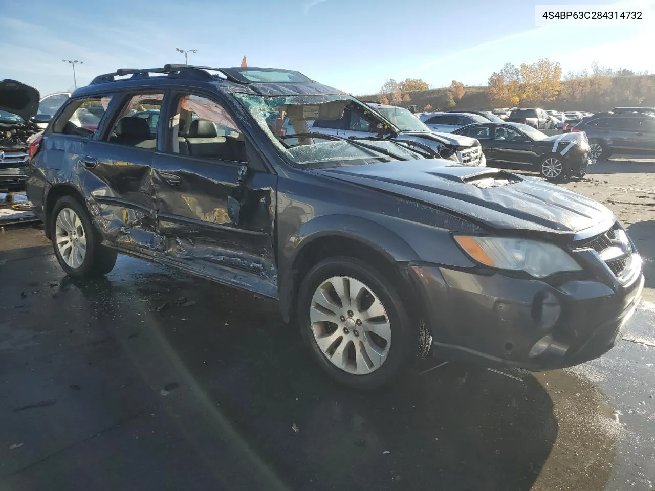 2008 Subaru Outback 2.5Xt Limited VIN: 4S4BP63C284314732 Lot: 78280094