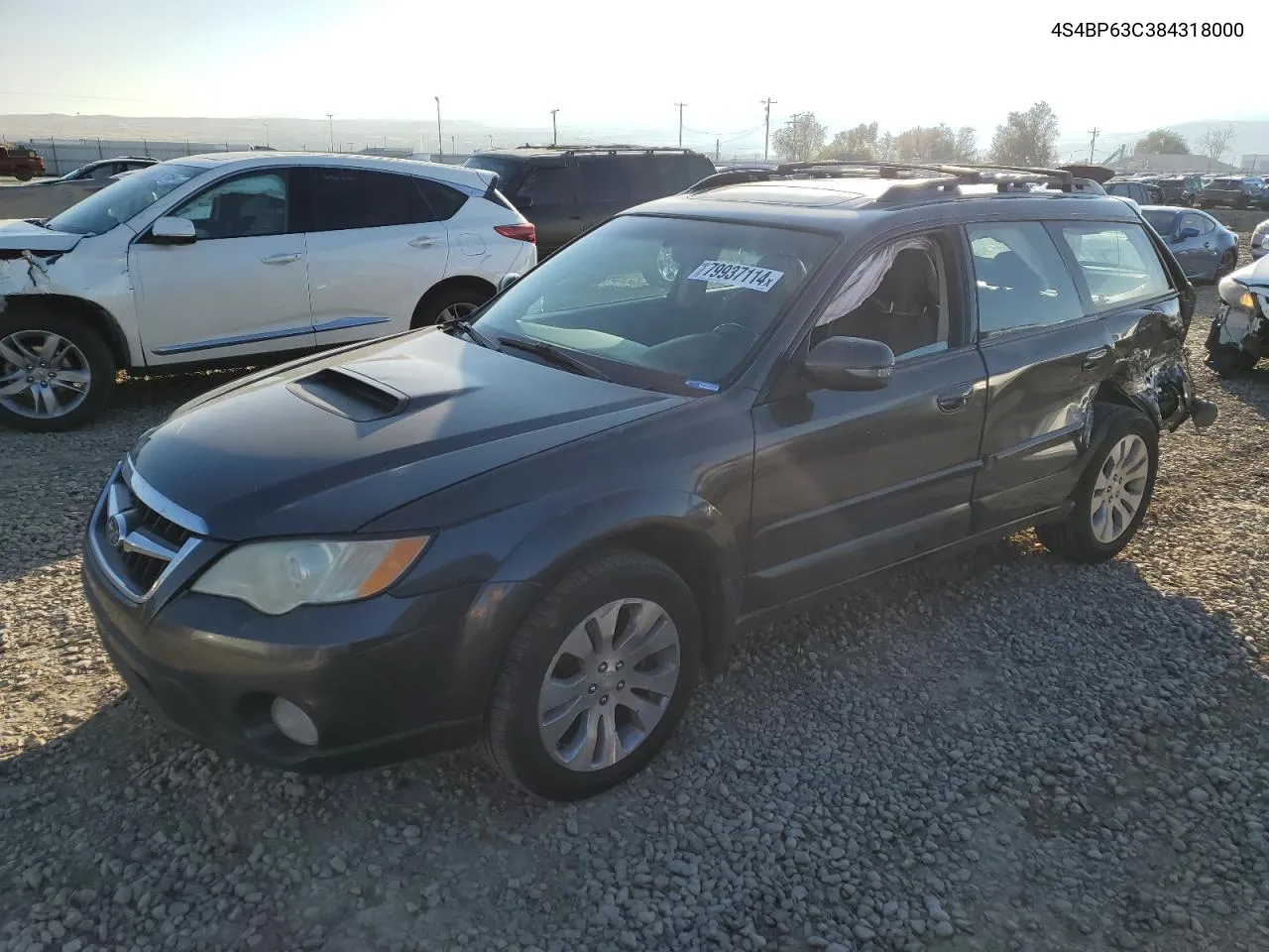 2008 Subaru Outback 2.5Xt Limited VIN: 4S4BP63C384318000 Lot: 79937114