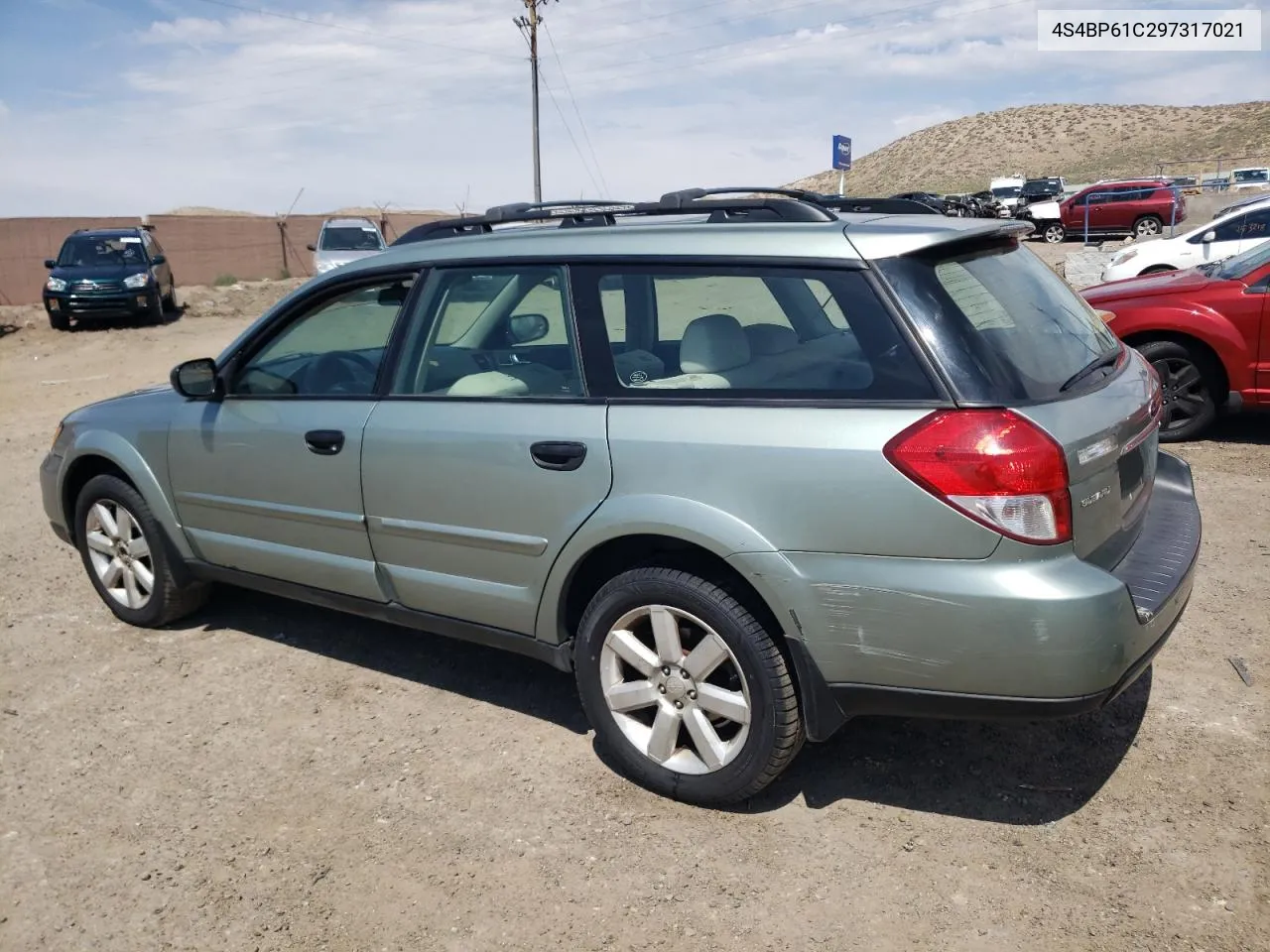 2009 Subaru Outback 2.5I VIN: 4S4BP61C297317021 Lot: 59284134