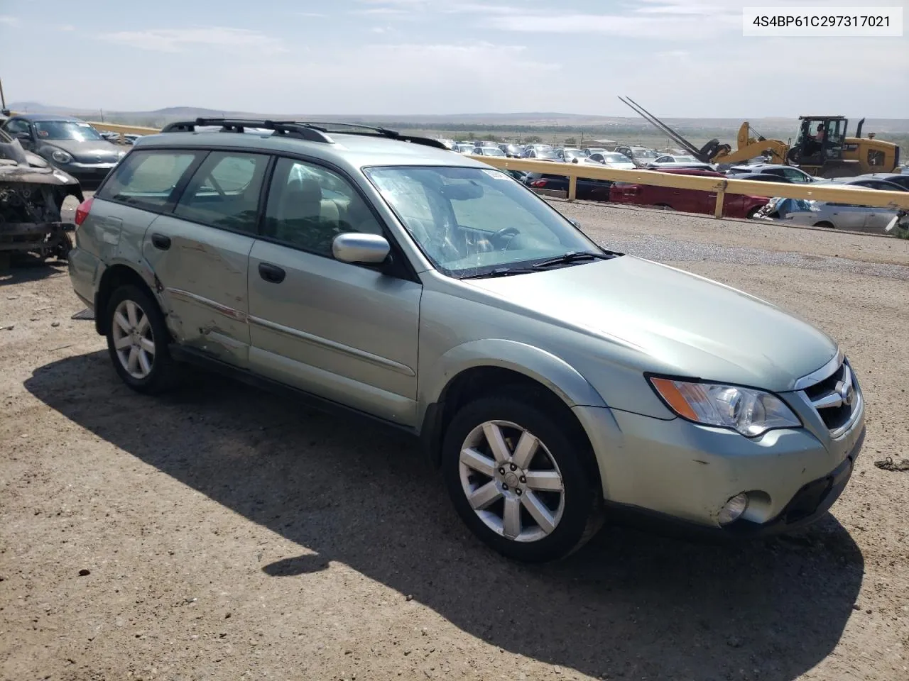 2009 Subaru Outback 2.5I VIN: 4S4BP61C297317021 Lot: 59284134