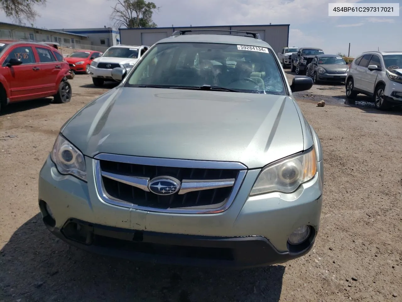 2009 Subaru Outback 2.5I VIN: 4S4BP61C297317021 Lot: 59284134