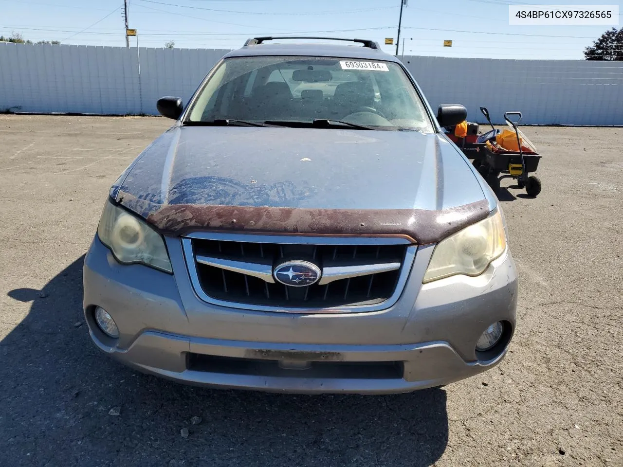 2009 Subaru Outback 2.5I VIN: 4S4BP61CX97326565 Lot: 69303184