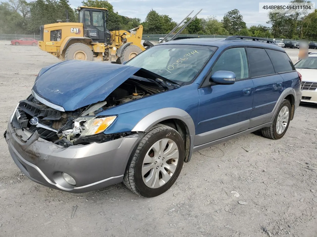 2009 Subaru Outback 3.0R VIN: 4S4BP85C494311504 Lot: 70056944