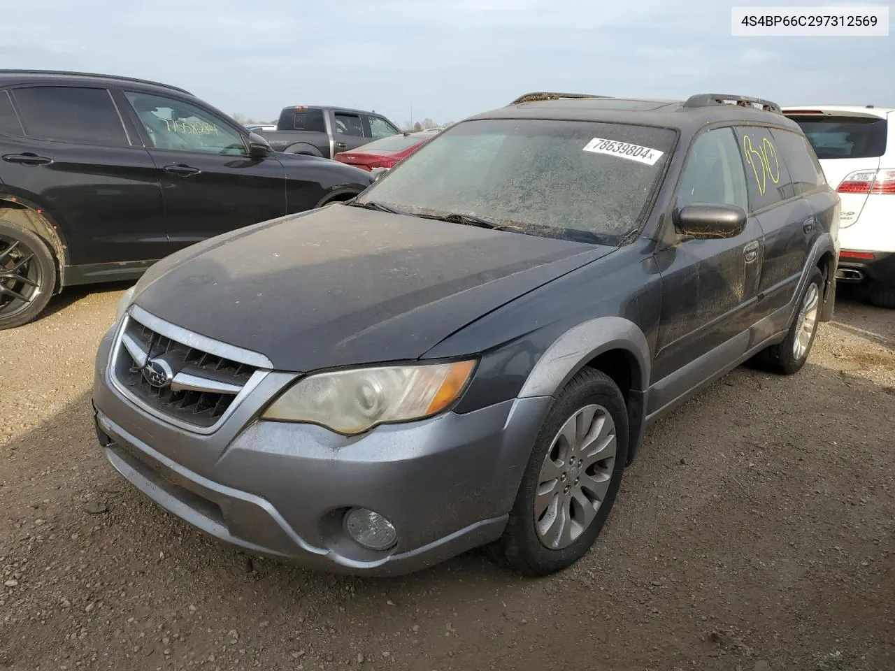 2009 Subaru Outback 2.5I Limited VIN: 4S4BP66C297312569 Lot: 78639804