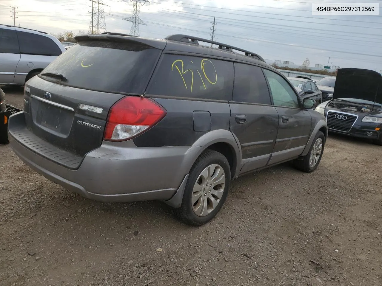 2009 Subaru Outback 2.5I Limited VIN: 4S4BP66C297312569 Lot: 78639804